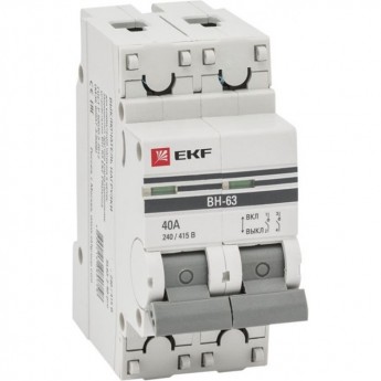 Автоматический выключатель EKF PROXIMA 2P 4А (C) 4,5kA ВА 47-63 Автоматический выключатель EKF PROXIMA 2P 4А (C) 4,5kA ВА 47-63