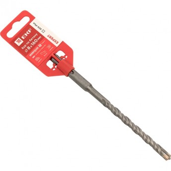 Бур по бетону EKF EXPERT SDS-plus 8х160 мм (4 резца) (4S спираль)