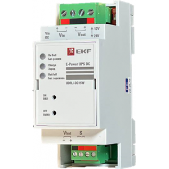 Источник бесперебойного питания EKF UDRLi-DC15W постоянного тока E-Power UPS DC -15W 12/24В 3600мАч