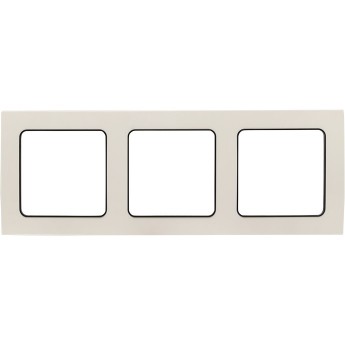 Рамка 3-местная EKF PROXIMA СТОГКОЛЬМ белая с линией цвета черный Рамка 3-местная EKF PROXIMA СТОГКОЛЬМ белая с линией цвета черный