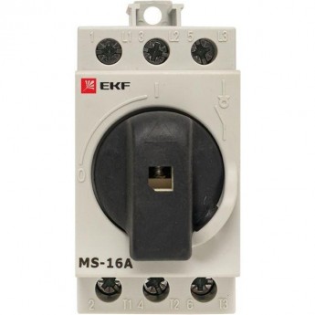 Рубильник модульный EKF MS-16A, 3P, на DIN-рейку, PROxima Рубильник модульный EKF MS-16A, 3P, на DIN-рейку, PROxima