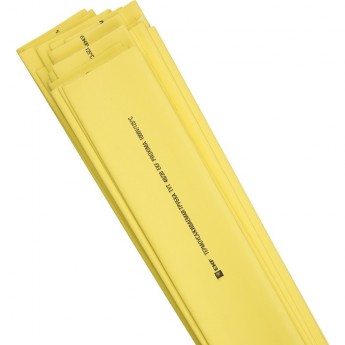 Трубка термоусаживаемая EKF ТУТ нг 40/20 желтая в отрезках по 1м PROxima