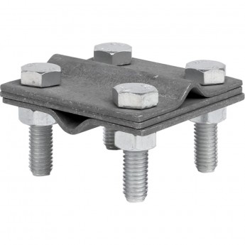 Зажим крестовидный EKF прут-прут (3 пластины 57x57мм) HZ PROxima Зажим крестовидный EKF прут-прут (3 пластины 57x57мм) HZ PROxima